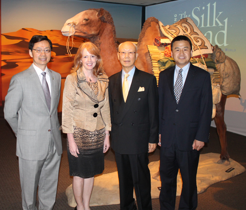 Jianping Zhu, Dr. Evalyn Gates, Anthony Yen and Hang Zhou