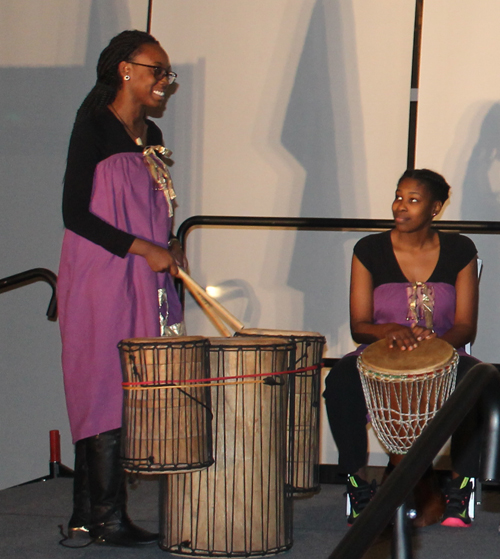 Golden Ciphers perform West African drumming from Guinea 