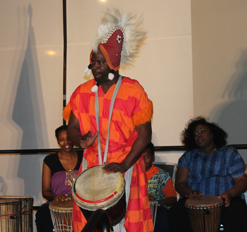 Golden Ciphers perform West African drumming from Guinea 