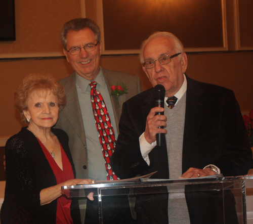 ANM Past-President Irene Morrow, president Ralph Perk Jr. and vice-president Taras Szmagala