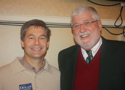 Matt Dolan and Judge Robert C. McClelland