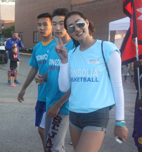 Team from Mongolia at Continental Cup in Cleveland