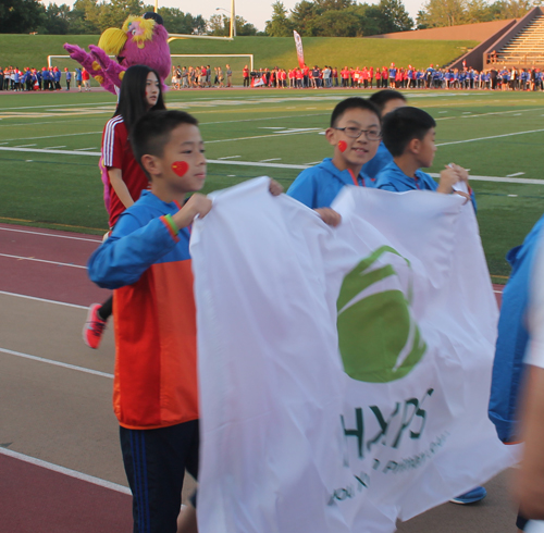 Parade of Athletes at the opening ceremony of the 2015 Continental Cup in Cleveland Ohio