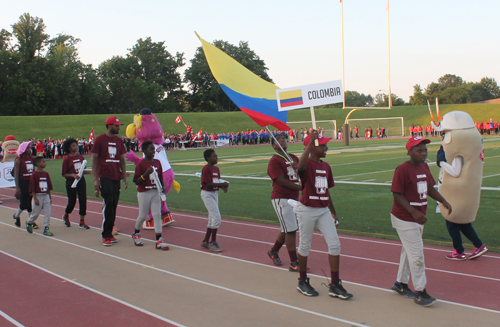 Parade of Athletes at the opening ceremony of the 2015 Continental Cup in Cleveland Ohio