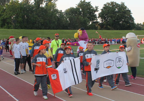 Parade of Athletes at the opening ceremony of the 2015 Continental Cup in Cleveland Ohio