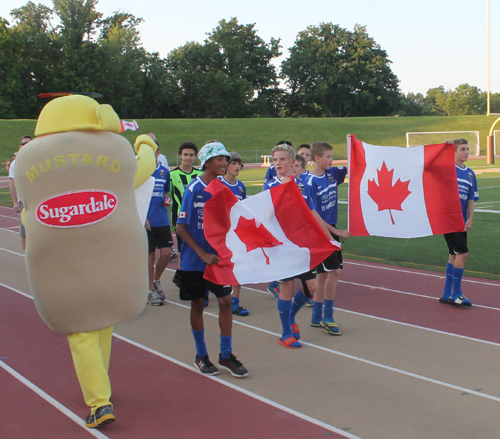 Parade of Athletes at the opening ceremony of the 2015 Continental Cup in Cleveland Ohio