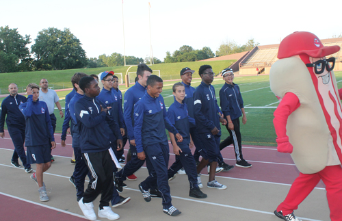 Parade of Athletes at the opening ceremony of the 2015 Continental Cup in Cleveland Ohio