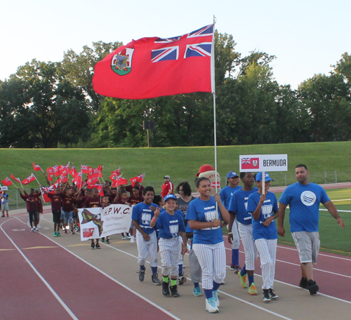 Parade of Athletes at the opening ceremony of the 2015 Continental Cup in Cleveland Ohio