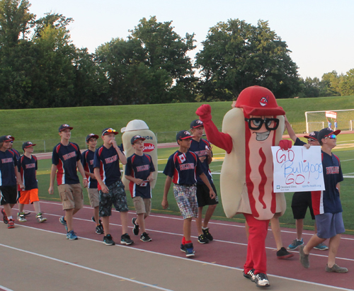 Parade of Athletes at the opening ceremony of the 2015 Continental Cup in Cleveland Ohio