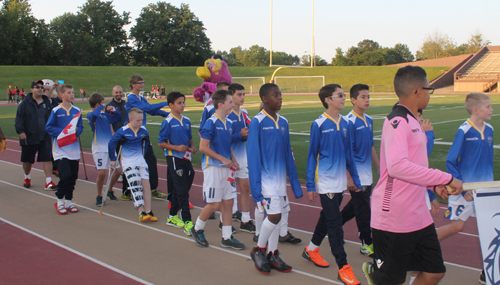 Parade of Athletes at the opening ceremony of the 2015 Continental Cup in Cleveland Ohio