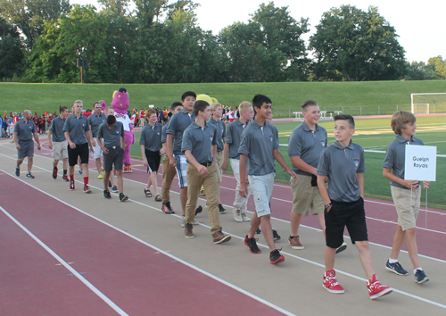 Parade of Athletes at the opening ceremony of the 2015 Continental Cup in Cleveland Ohio