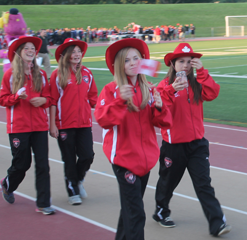 Parade of Athletes at the opening ceremony of the 2015 Continental Cup in Cleveland Ohio