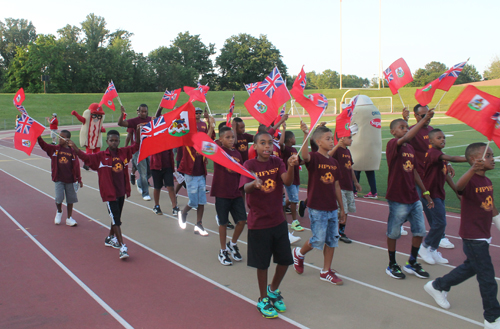 Parade of Athletes at the opening ceremony of the 2015 Continental Cup in Cleveland Ohio