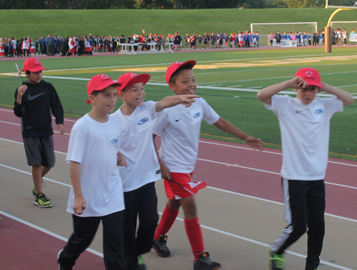 Parade of Athletes at the opening ceremony of the 2015 Continental Cup in Cleveland Ohio