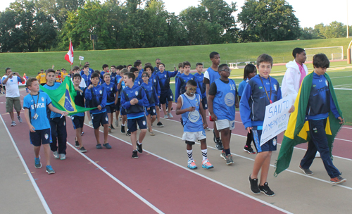 Parade of Athletes at the opening ceremony of the 2015 Continental Cup in Cleveland Ohio