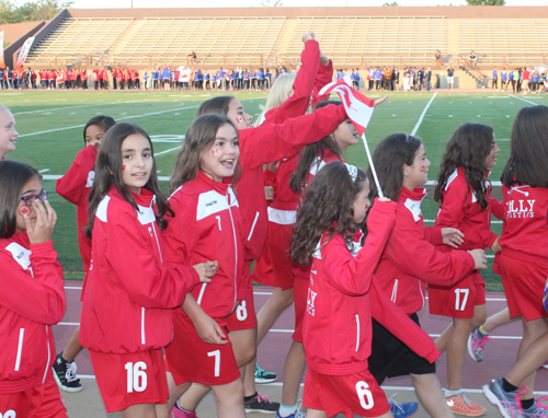 Parade of Athletes at the opening ceremony of the 2015 Continental Cup in Cleveland Ohio