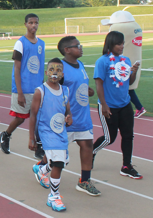 Parade of Athletes at the opening ceremony of the 2015 Continental Cup in Cleveland Ohio