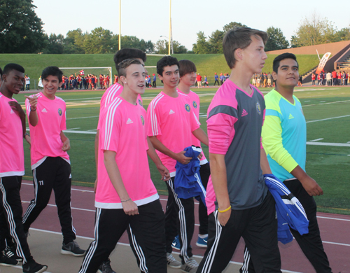 Parade of Athletes at the opening ceremony of the 2015 Continental Cup in Cleveland Ohio