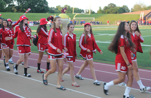 Parade of Athletes at the opening ceremony of the 2015 Continental Cup in Cleveland Ohio