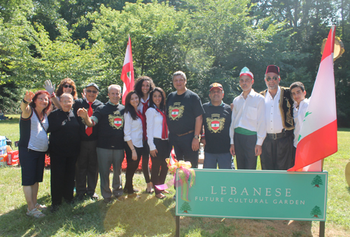 The Ajyal Dabke Lebanese Dance Ensemble under the direction of Issam Aboudabe performed a traditional Lebanese Dance at the 70th annual One World Day in the Cleveland Cultural Gardens