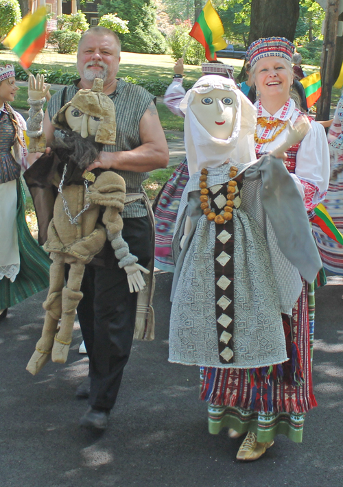 Cleveland Lithuanian Community at the 70th annual One World Day in the Cleveland Cultural Gardens Parade of Flags