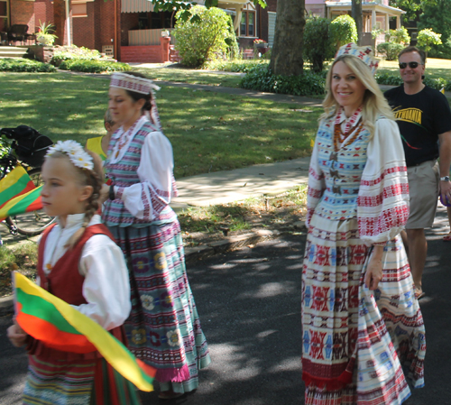 Cleveland Lithuanian Community at the 70th annual One World Day in the Cleveland Cultural Gardens Parade of Flags