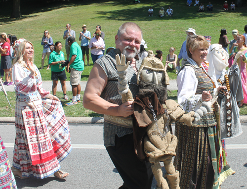 Cleveland Lithuanian Community at the 70th annual One World Day in the Cleveland Cultural Gardens Parade of Flags