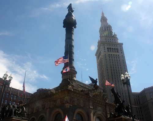 Soldiers and Sailors monument  in Cleveland