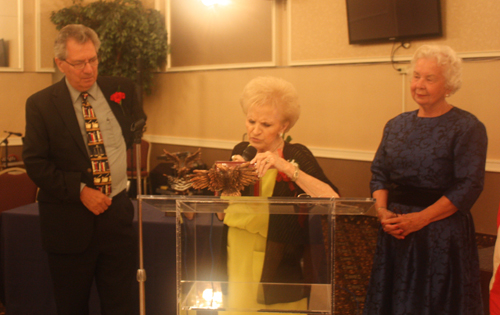 Judge Ralph Perk Jr., Irene Morrow and Erika Puussaar