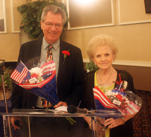 American Nationalities Movement President Ralph Perk Jr. and Past-President Irene Morrow