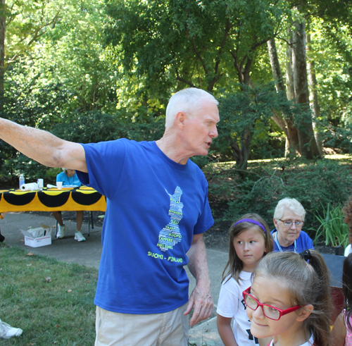 Ken Quiggle in Finnish Cultural Garden