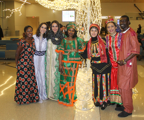 Diverse crowd at Cleveland International Party