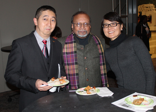 Johnny Wu, Asim Datta and Sueli Yahara