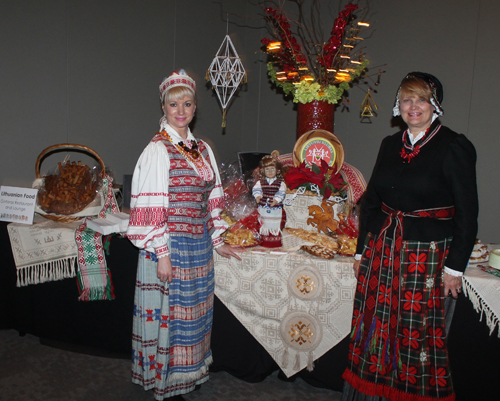 Guests enjoyed delicoius Lithuanian food from Gintaras