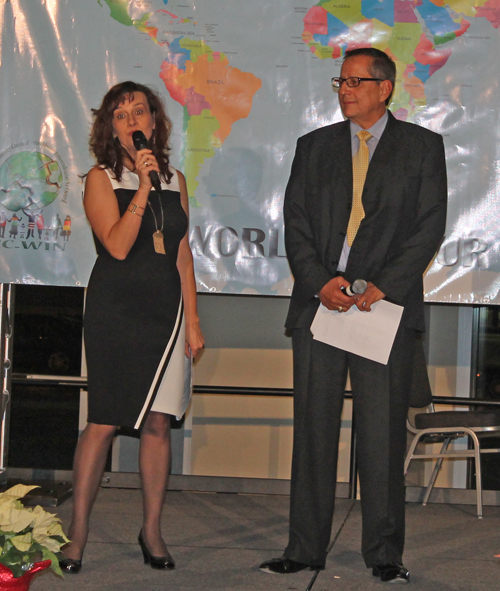 Nada Martinovic and David Delgado announce the Fashion Show