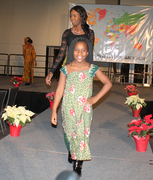 Models in fashions from Senegal