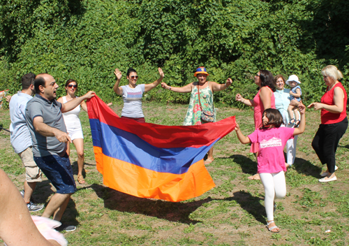 Dancing in  Armenian Cultural Garden on 2016 One World Day