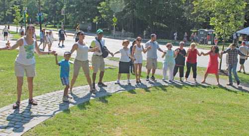 Dancing in  Armenian Cultural Garden on 2016 One World Day