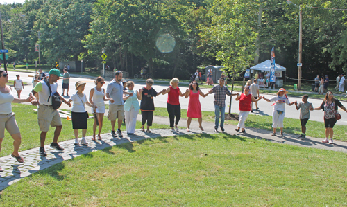 Dancing in  Armenian Cultural Garden on 2016 One World Day