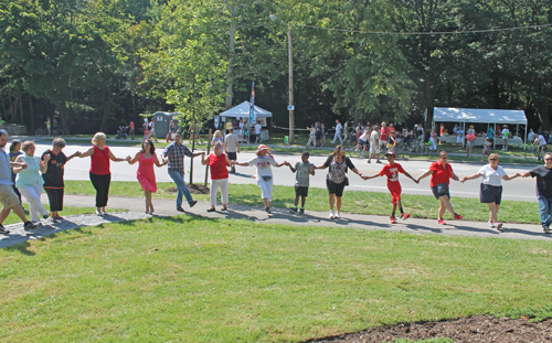 Dancing in  Armenian Cultural Garden on 2016 One World Day