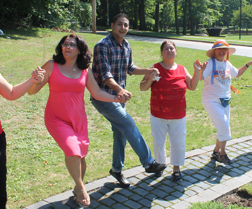 Dancing in  Armenian Cultural Garden on 2016 One World Day