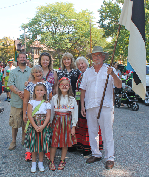 Estonia in Parade of Flags