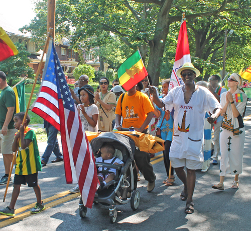 Ethiopia in Parade of Flags