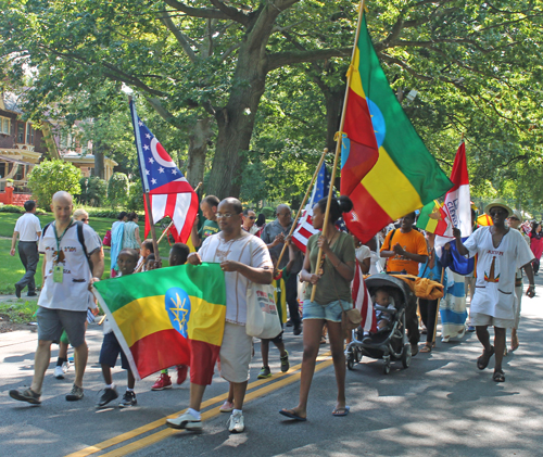 Ethiopia in Parade of Flags