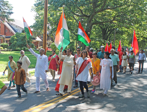 India in Parade of Flags