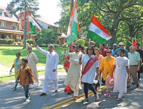 India in Parade of Flags