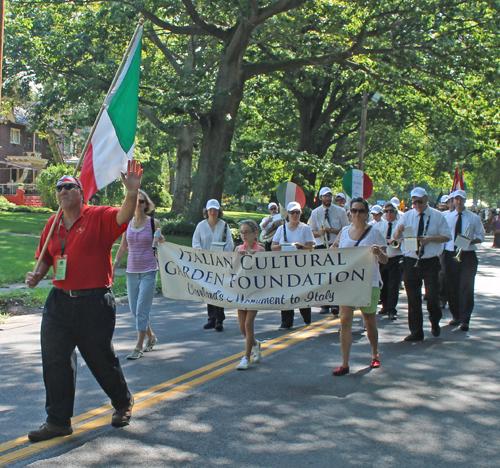 Italy in Parade of Flags
