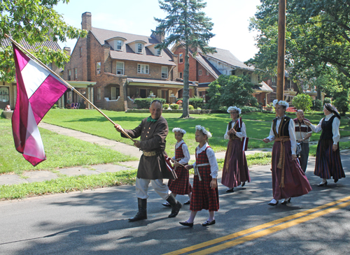 Latvia in Parade of Flags