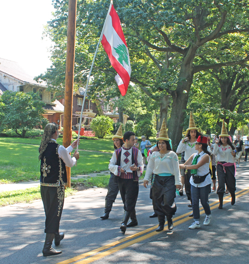 Lebanon in Parade of Flags