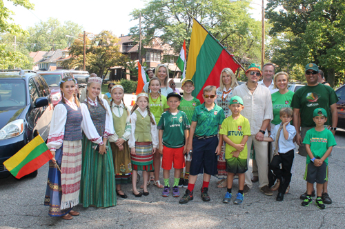 Lithuania in Parade of Flags